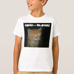 Kitty "MIND = BLOWN" Kids Organic T-Shirt
