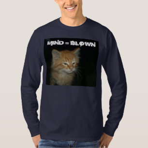 Kitty "MIND = BLOWN" Mens Long-Sleeve T-Shirt