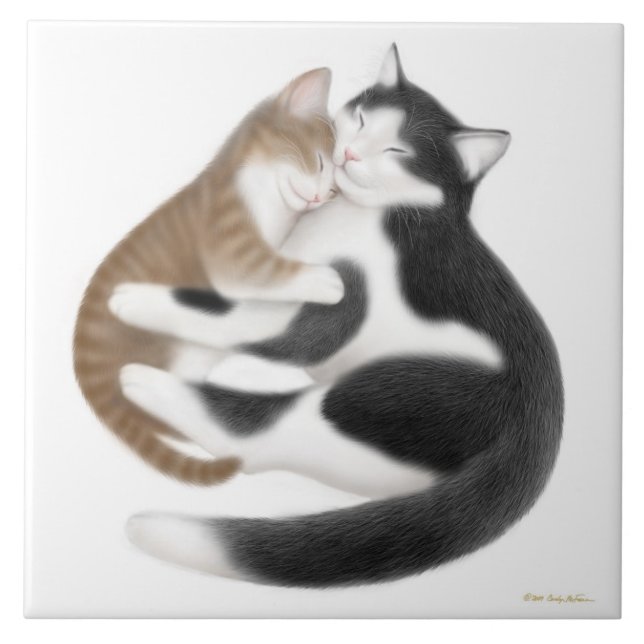 Kitty Motherly Love Tile (Front)