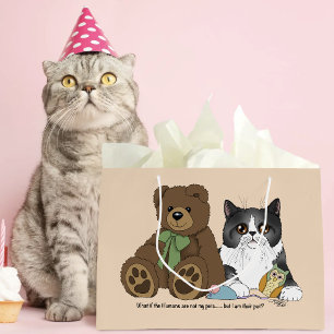 Kitty Not Pet Large Gift Bag