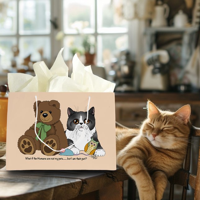 Kitty Not Pet Large Gift Bag (Creator Uploaded)
