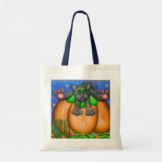 Kitty on a Pumpkin Budget Tote
