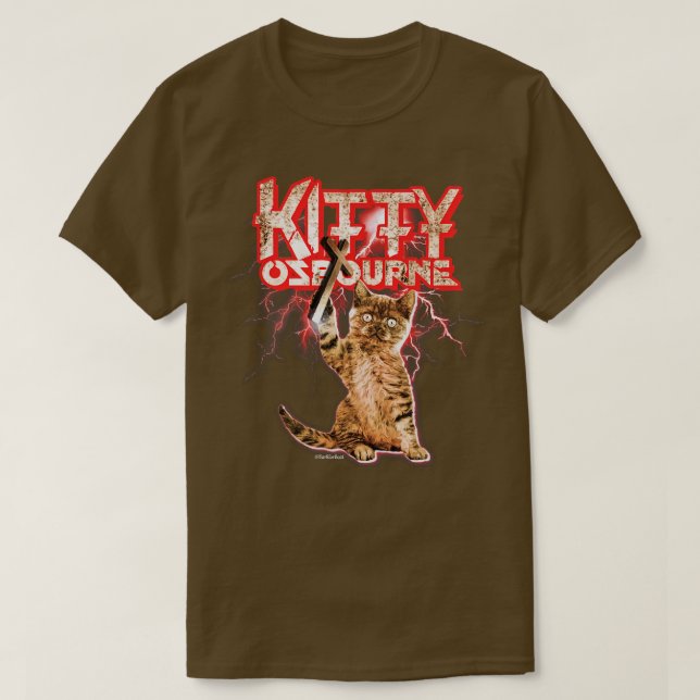Kitty Ozbourne T-Shirt (Design Front)