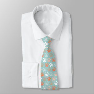Kitty Paw-prints Tie