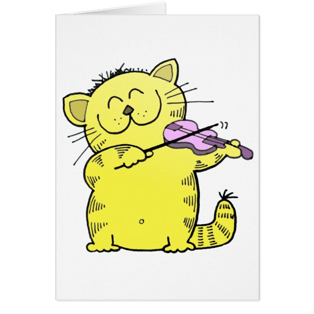 Kitty Play Violin (Front)