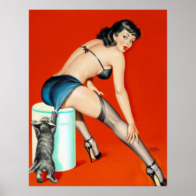 Kitty Pulp Pin Up Poster (Front)