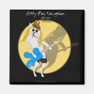 Kitty Ray Vaughan Magnet