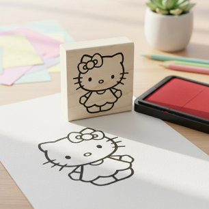 Kitty Rubber Stamp