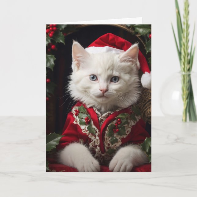 Kitty Saanta Thank You Card (Front)