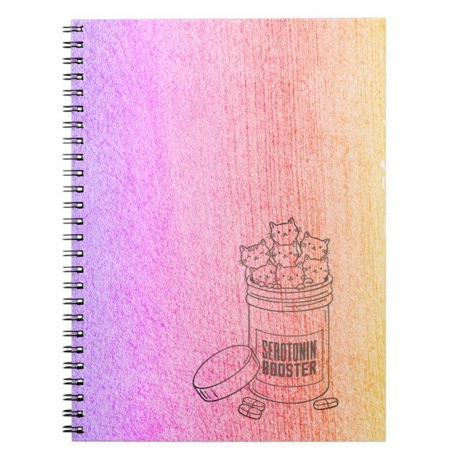 Kitty Serotonin Booster Notebook (Front)