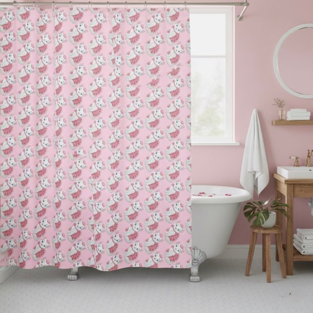 Kitty Shower Curtain (Creator Uploaded)