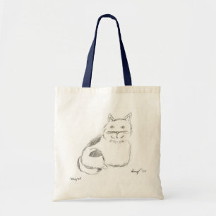 Kitty Sketch Tote Bag