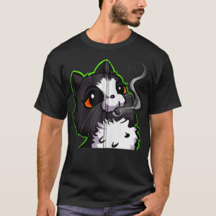 Kitty Smoke And Stay Amazing Zip up Zip T-Shirt