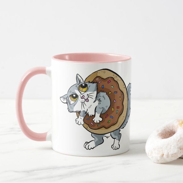 Kitty Sweet Doughnut Mug (With Donut)