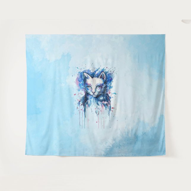 Kitty Tapestry (Front (Horizontal))
