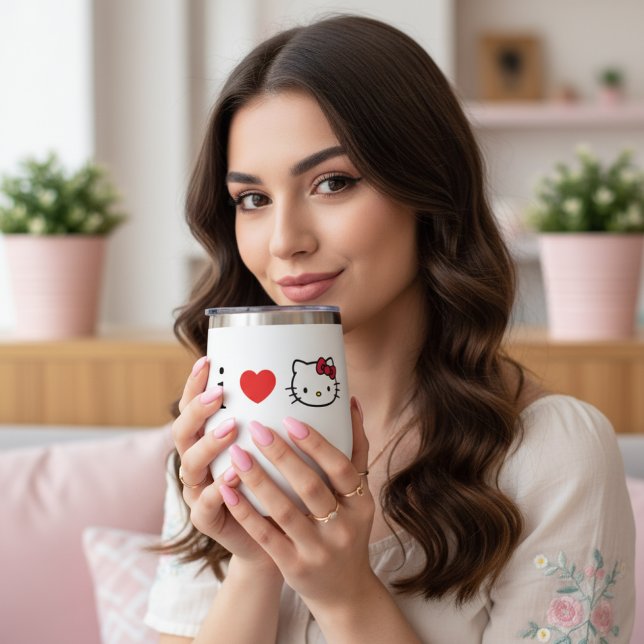 Kitty Thermal Wine Tumbler (Creator Uploaded)