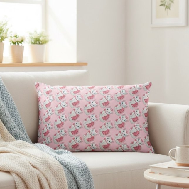 Kitty Throw Pillow (Creator Uploaded)