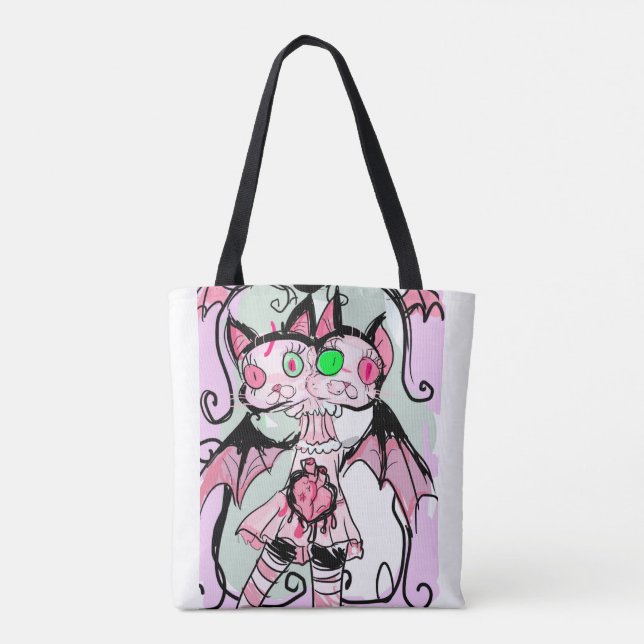 Kitty tot bag  (Back)