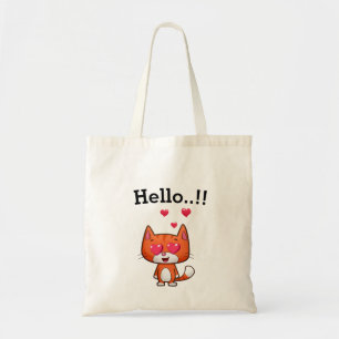 Kitty   tote bag