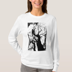 KITTY TREE SILHOUETTE B&W T-Shirt