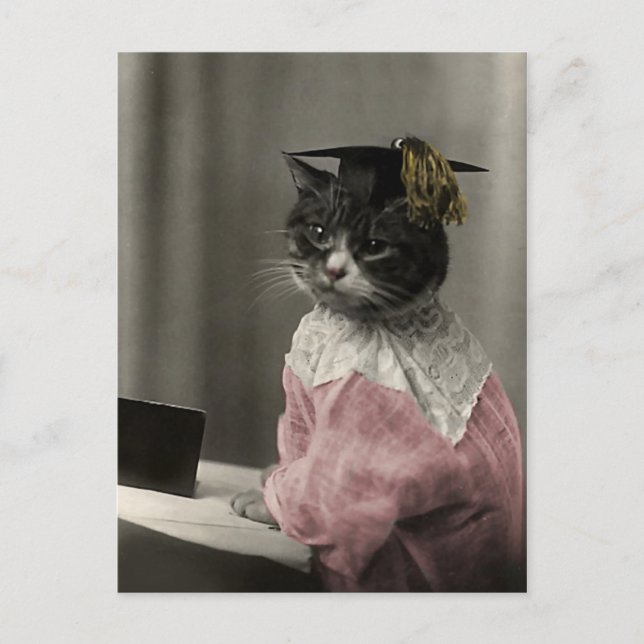Kitty Valedictorian Postcard (Front)