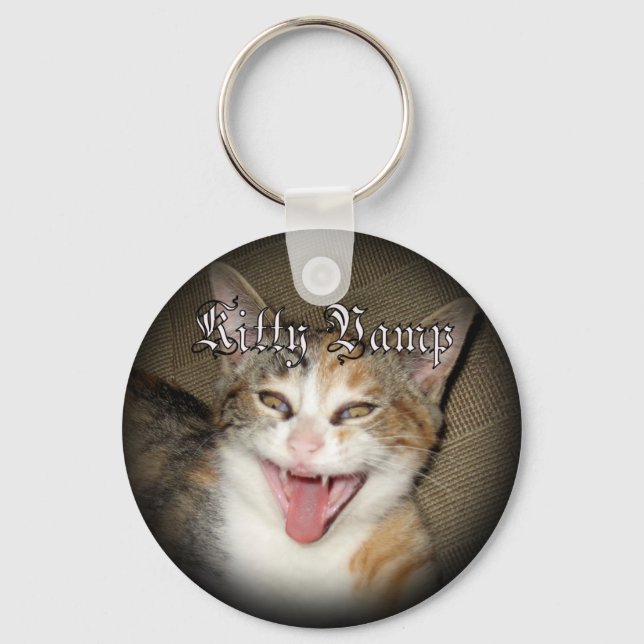 "Kitty Vamp" Key Chain (Front)