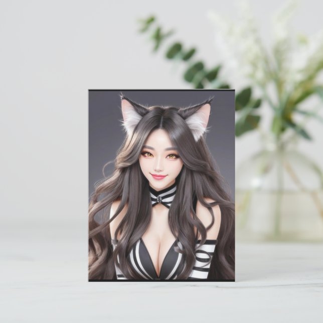 KITTY WAIFU 04 POSTCARD (Standing Front)