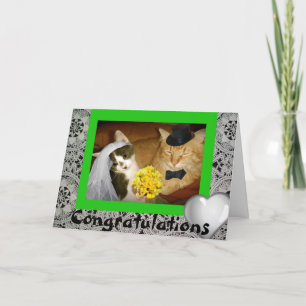 Kitty Wedding Card