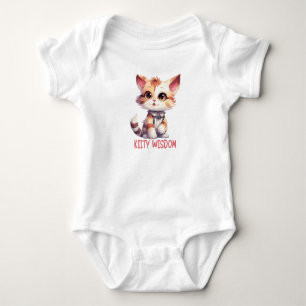 KITTY WISDOM BABY BODYSUIT