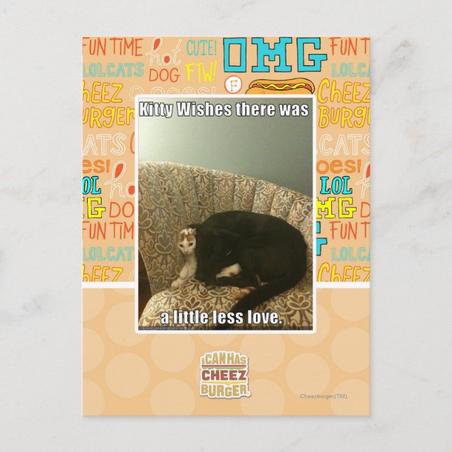 Kitty Wishes Postcard (Front)