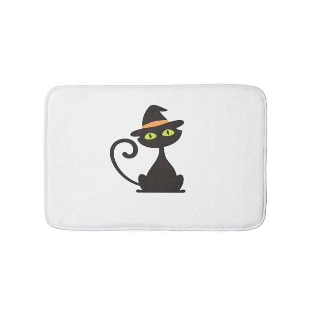 kitty witch Classic T-Shirt Bath Mat (Front)