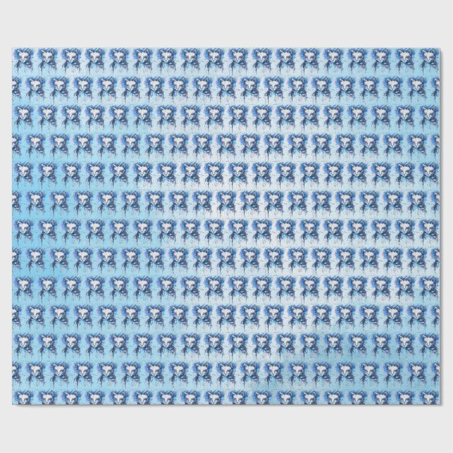 Kitty Wrapping Paper (Flat)