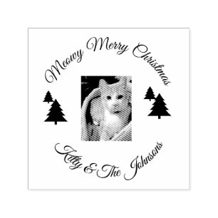 KittyCat Photo Text Customize  Self-inking Stamp
