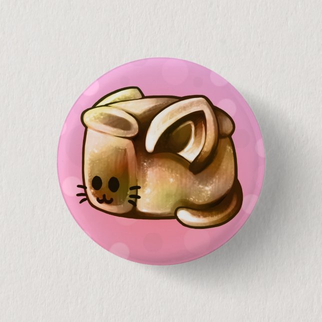 KittyLoaf 3 Cm Round Badge (Front)