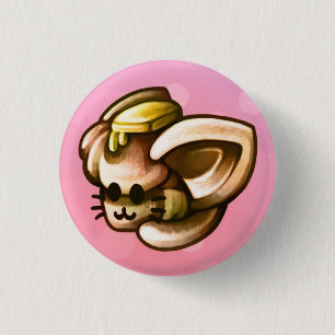 KittyLoafDinnerRoll 3 Cm Round Badge