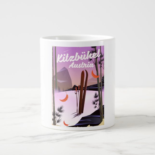 Kitzbühel Austria Large Coffee Mug (Front)