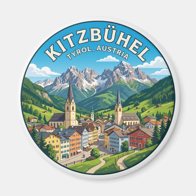 Kitzbühel Austria Magnet (Front)