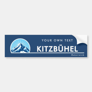 Kitzbühel Austria mountain Bumper Sticker