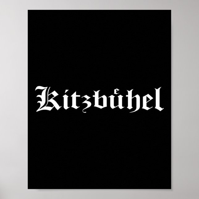Kitzbühel Skiing Holiday In Tyrol Austria  Poster (Front)