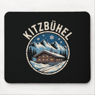 Kitzbühel Winter Ski Adventure Alpine Escape  Mouse Pad