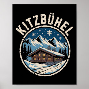 Kitzbühel Winter Ski Adventure Alpine Escape Poster