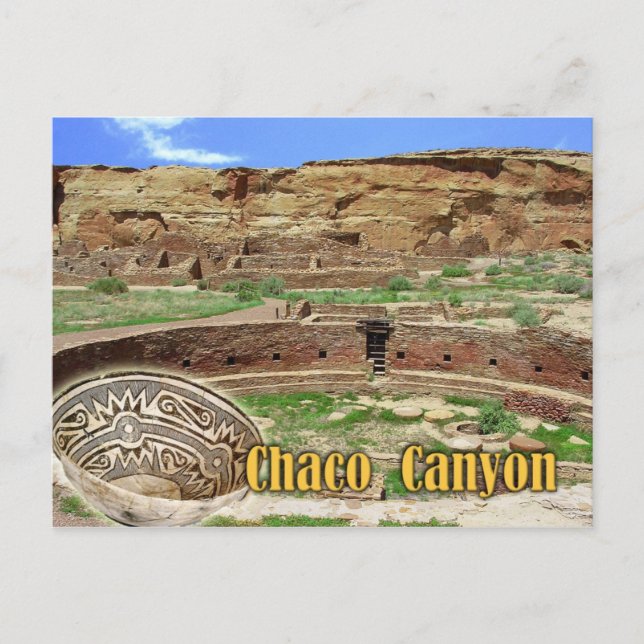 Kiva at Chetro Ketl, Chaco Canyon, New Mexico Postcard (Front)