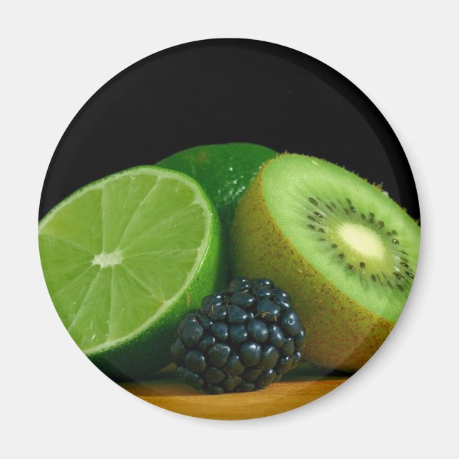 Kiwi and lime magnet (Front)
