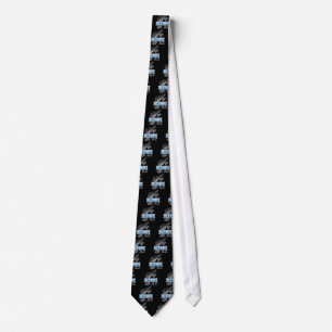 KIWI AZ rugby bird and silver fern New Zealand Tie