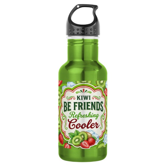 Kiwi Be Friends 532 Ml Water Bottle (Front)