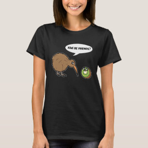Kiwi Be Friends Cute Kiwi Bird And Kiwi Fruit 1 T-Shirt