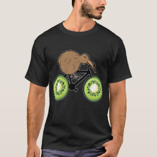 Kiwi Bike Kiwi Riding A Bicycle T-Shirt