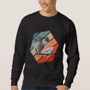 Kiwi Bird Hexa Retro National Bird Flightless New Sweatshirt
