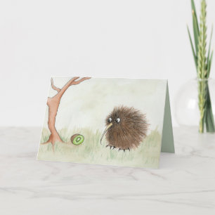 Kiwi Bird & Kiwi Fruit Card