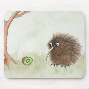 Kiwi Bird & Kiwi Fruit Mouse Pad
